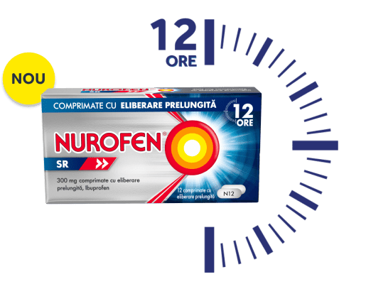 Nurofen SR 300 mg comprimate cu eliberare prelungită